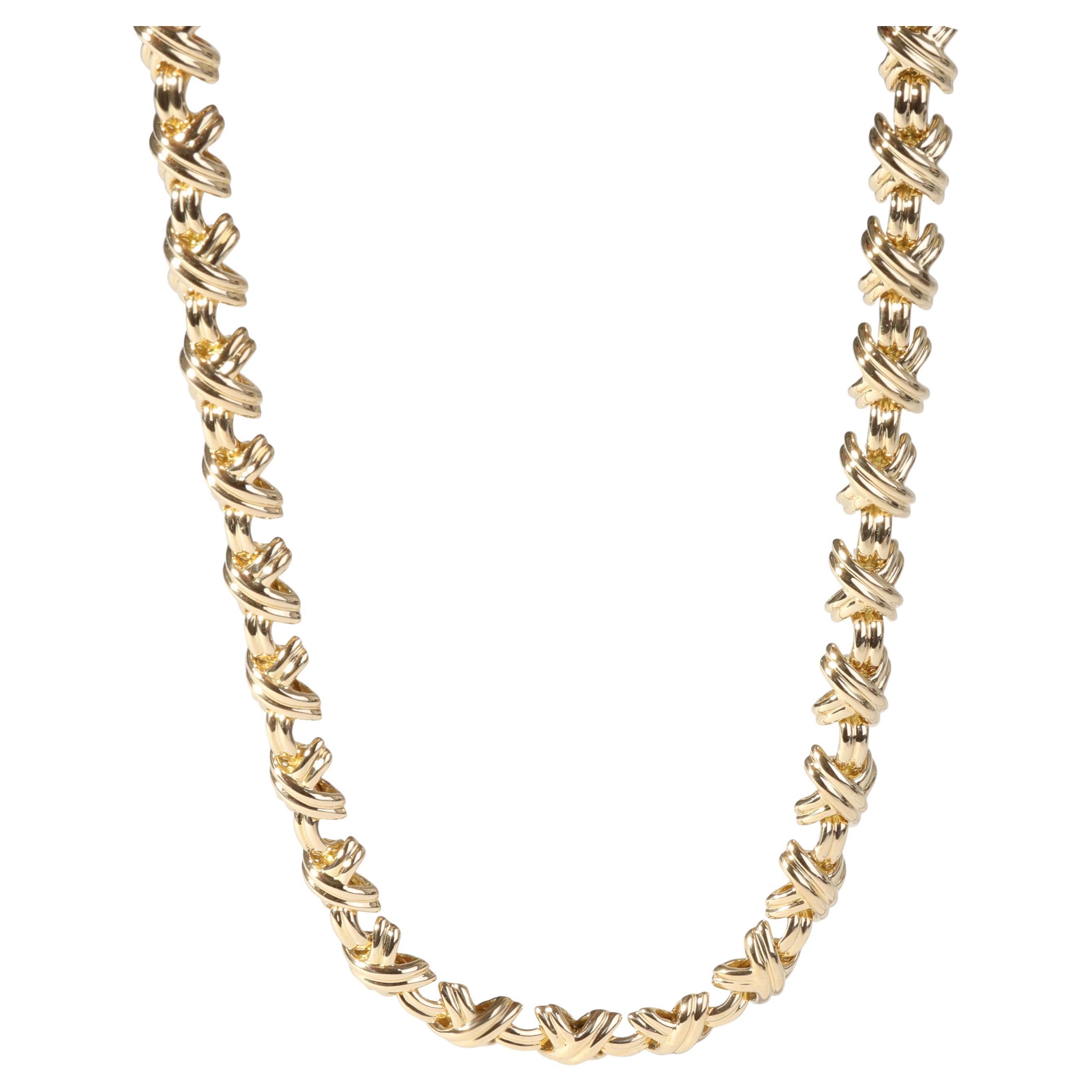 Return to Tiffany® Double Heart Tag Pendant in Yellow Gold, Mini | Tiffany  & Co.